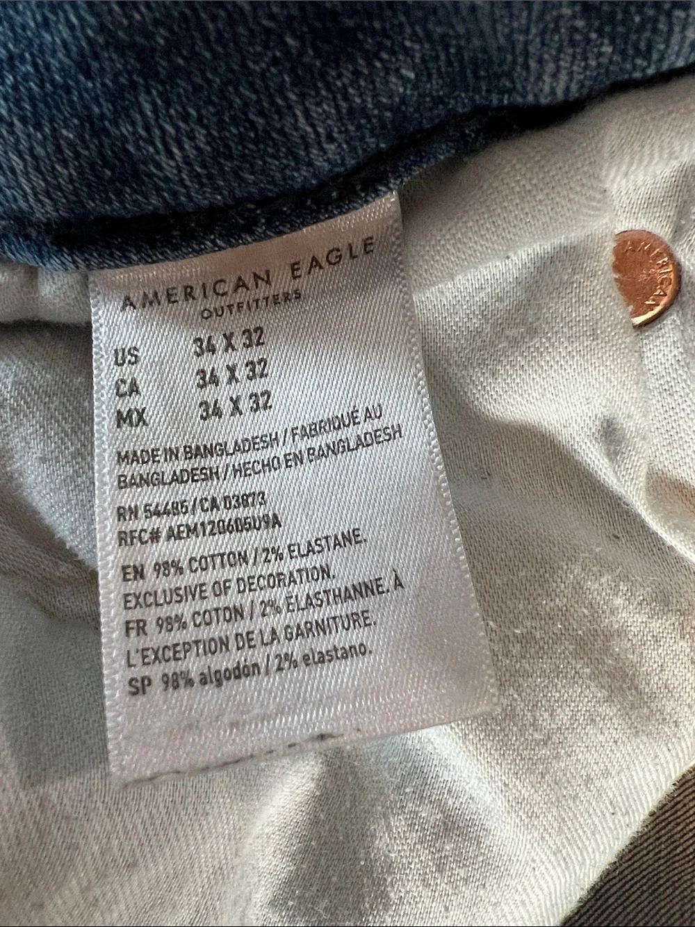 American Eagle Outfitters Light Blue Slim Straight Jeans